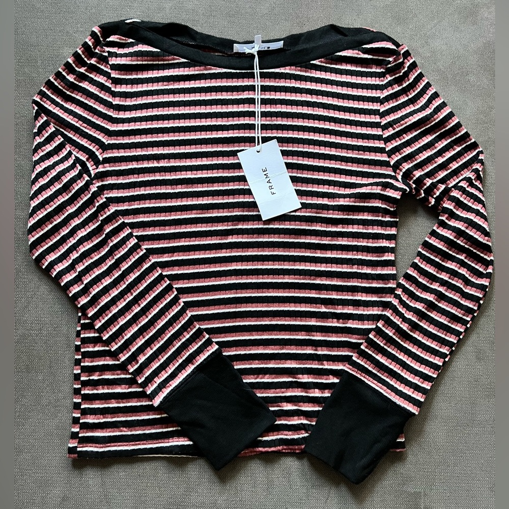 Frame Ribbed Long Sleeve Shirt - Picture 4 of 5